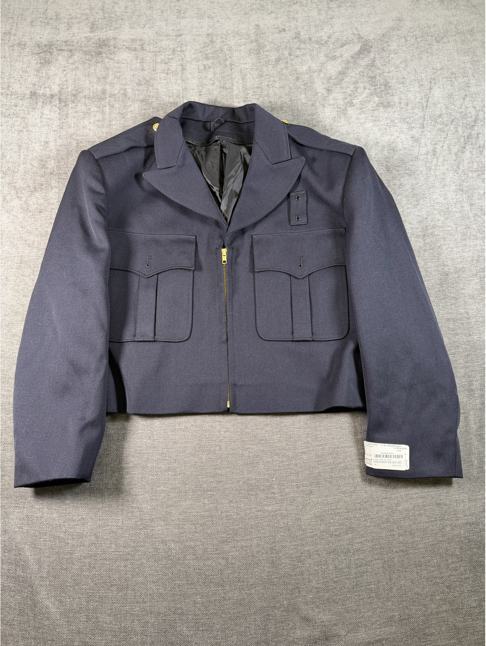 Flying Cross Women's 100% Wool Military Style Navy Blue Jacket 42 XShort